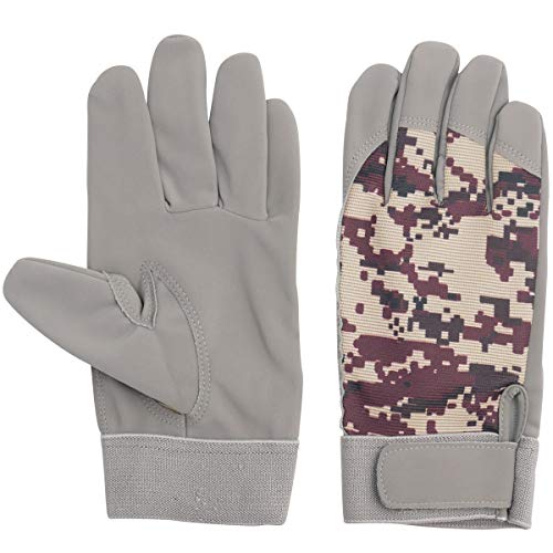 Amazon.co.jp: エースグローブ 作業手袋 PU手袋 デジタル迷彩 グレー